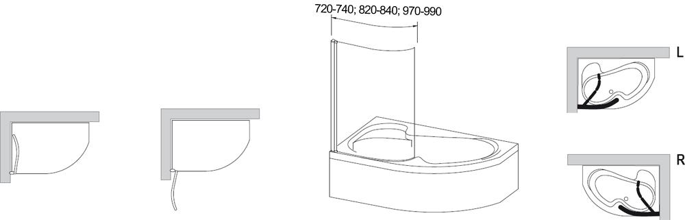 EVSK1-75 R ROSA 140 Transparent