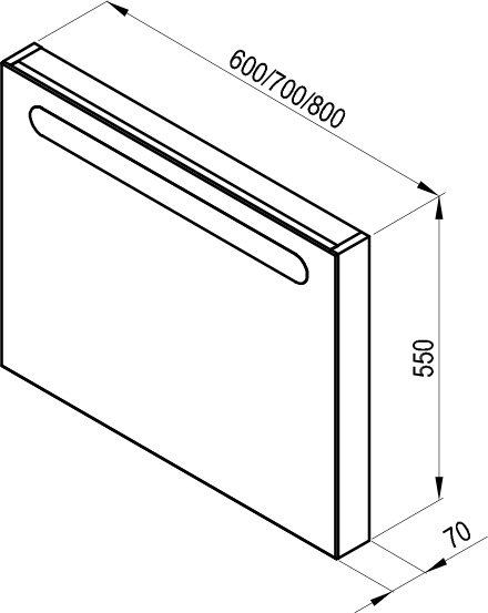 Oglindă 600/700/800