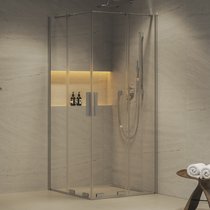 Cabină de duș dreptunghiulară culisantă, cu patru elemente Roll RORV2