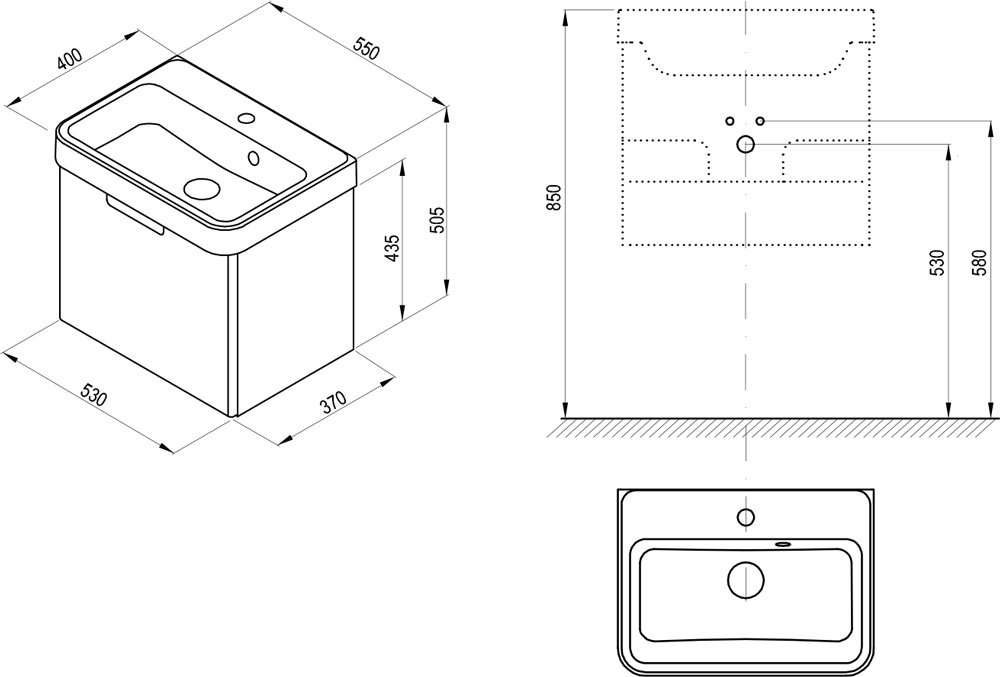 Mobilier pentru chiuvete, BeHappy II