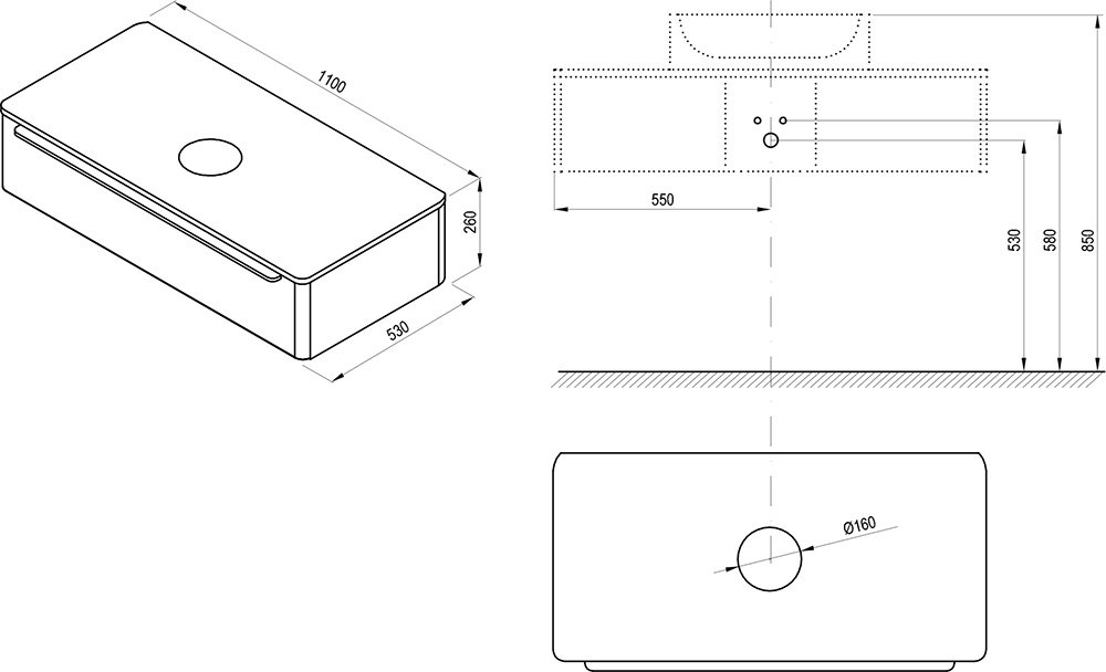 Mobilier pentru chiuvetele stative