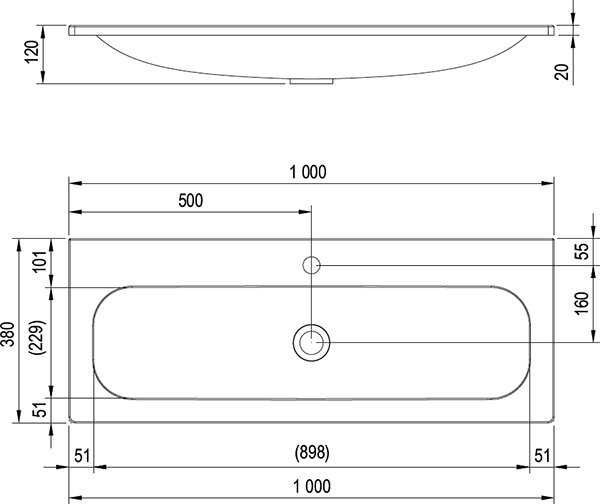 Chiuveta Ring 1000