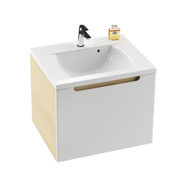 Mobilier pentru chiuvete SD 700 Classic mesteacăn/alb