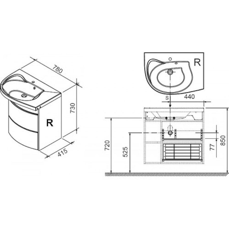 SDU Rosa Comfort R alb/alb