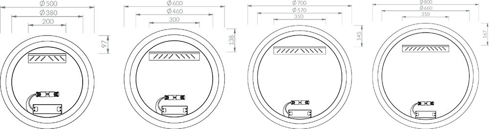 Oglinda Orbit 500/600/700/800