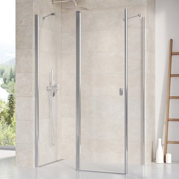 Cabină de duş rectangulară Chrome CRV2+CPS