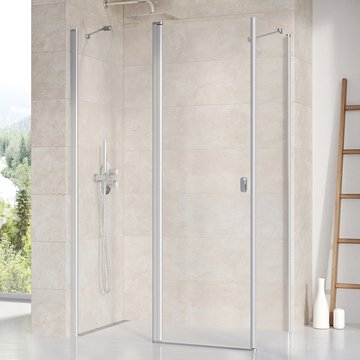 Cabină de duş rectangulară Chrome CRV2+CPS