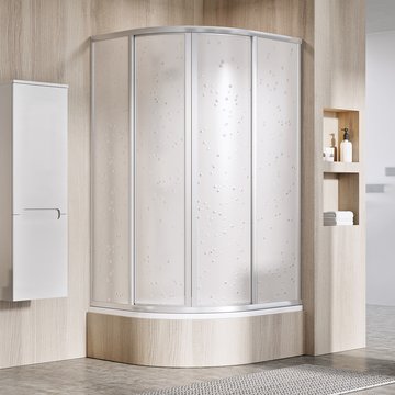 Cabine de duş semirotunde Supernova cu înălţime redusă SKCP4 Sabina